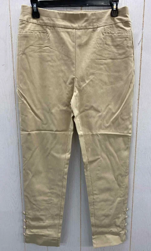 Chico's Khaki Womens Size 8 Pants