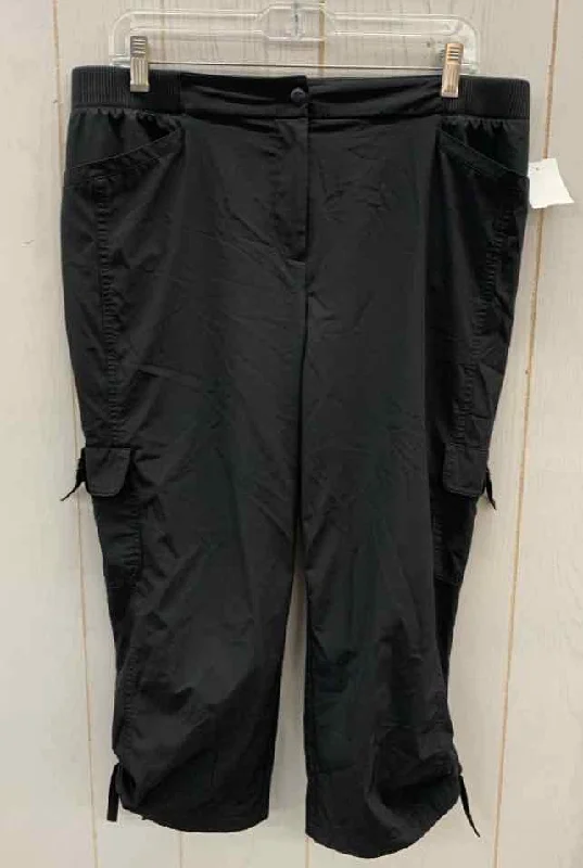 Chico's Black Womens Size 12 Pants