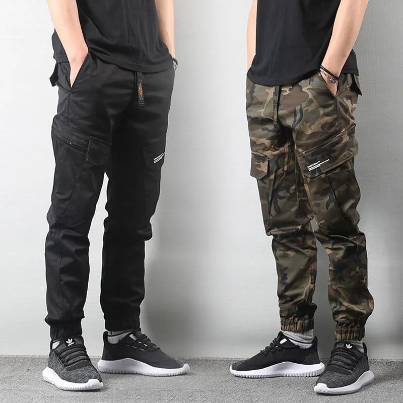 Men Cargo Pants, Drawstring