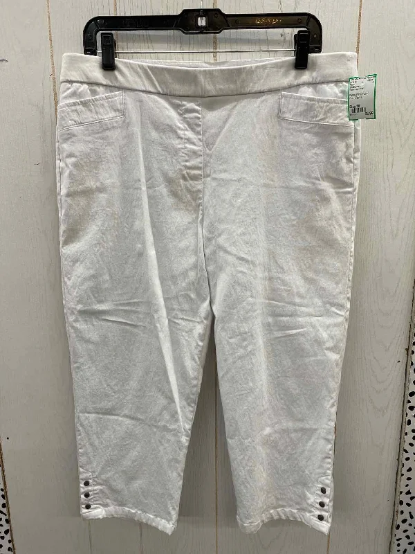 Studio Works White Womens Size 16 Pants