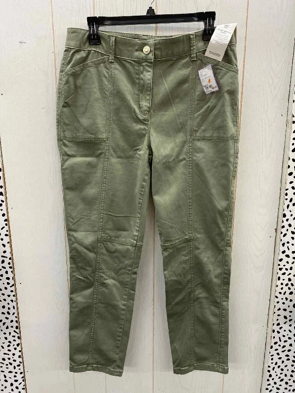 Chico's Olive Womens Size 8 Pants