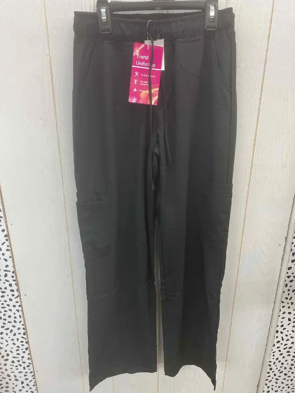 Black Womens Size Small Scrub Pants