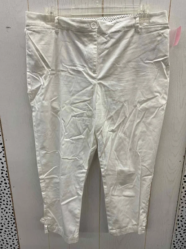 Talbots White Womens Size 16 Pants