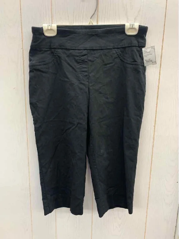 Ruby Rd. Black Womens Size 10P Pants