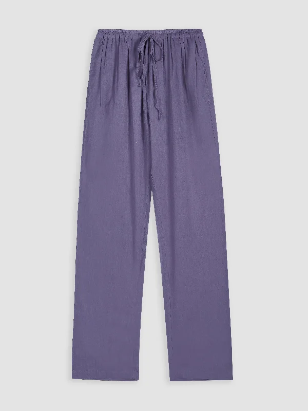 ESSENTIAL PANTS IN PURPLE