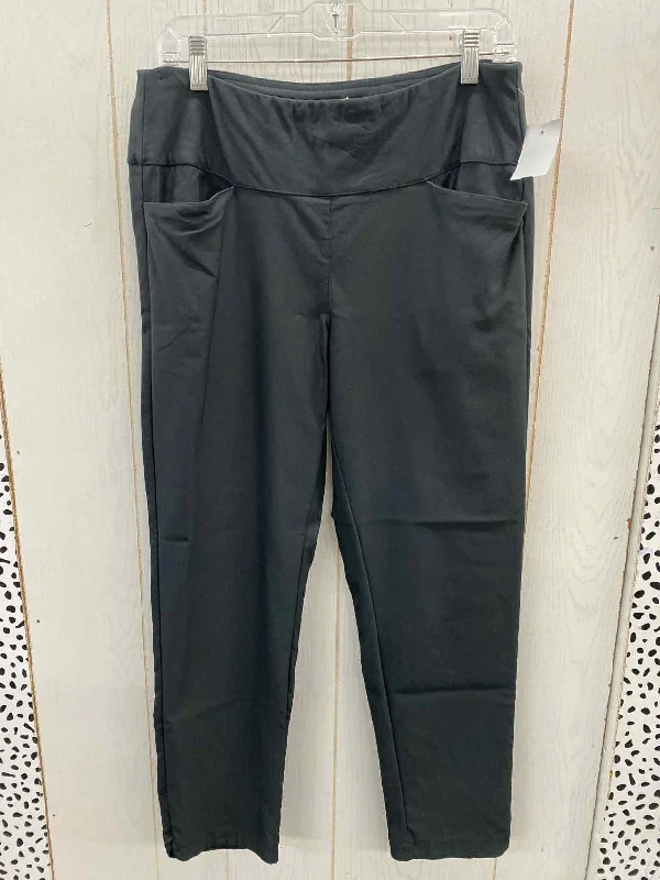 Lady Hagen Black Womens Size L Pants