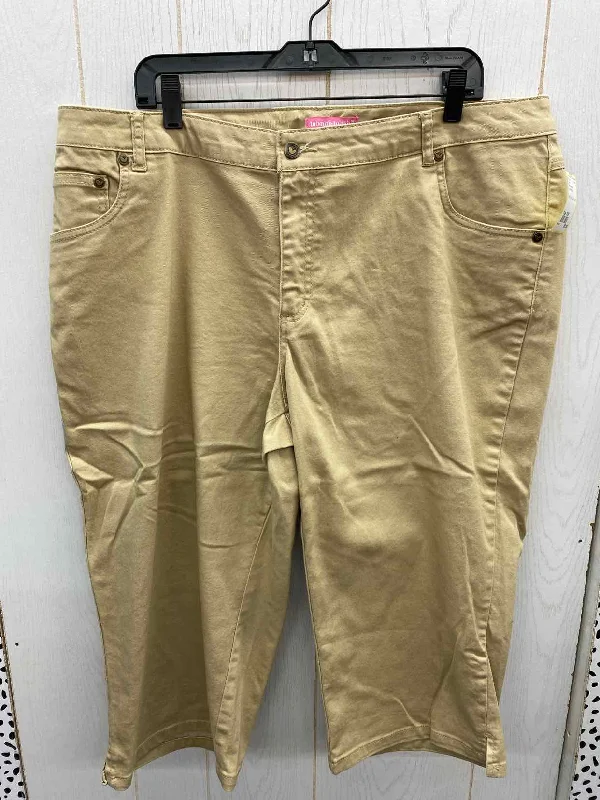 Woman Within Tan Womens Size 20W Pants