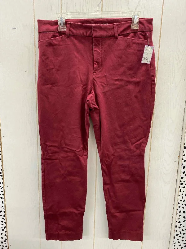 Old Navy Burgundy Womens Size 12 Pants