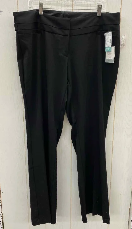 Maurices Black Womens Size 18 Long Pants