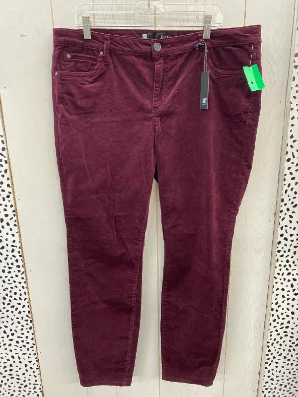 KUT from the Kloth Burgundy Womens Size 18 Pants