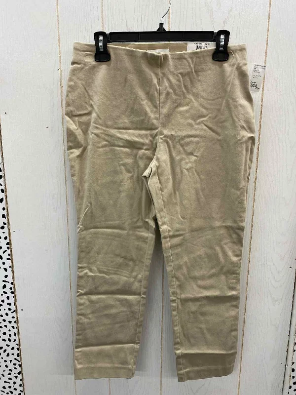 Charter Club Khaki Womens Size 8P Pants