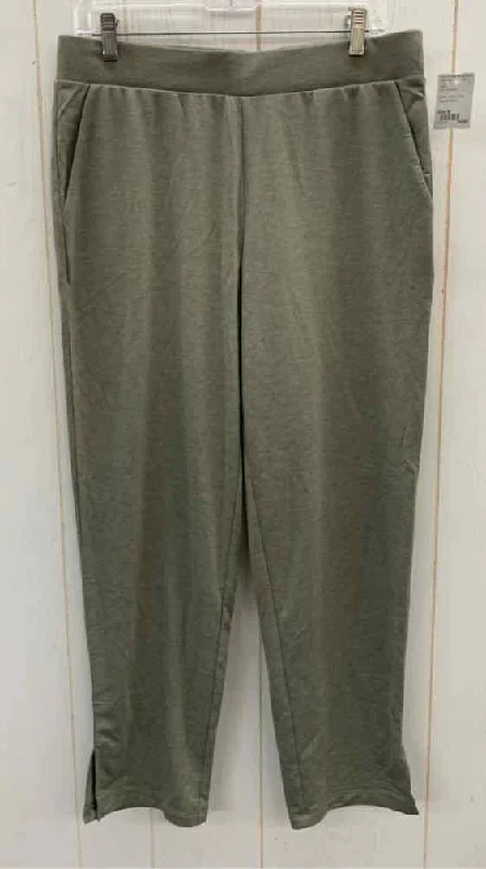 LOGO Olive Womens Size M Pants