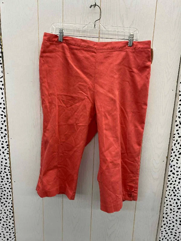 Alfred Dunner Coral Womens Size 16P Pants