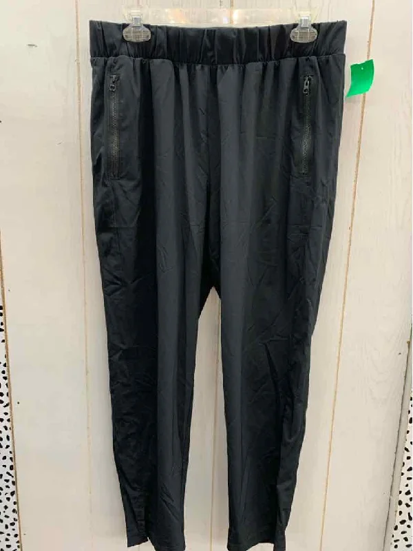 Zella Black Womens Size M Pants