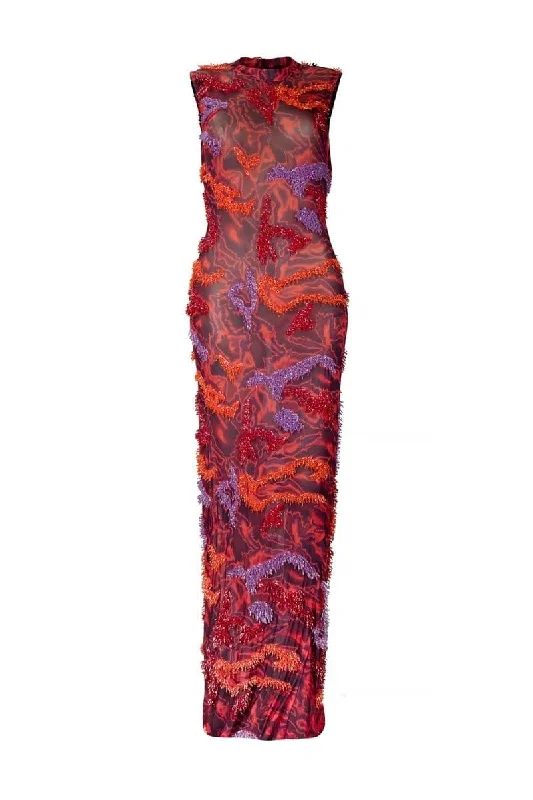 ZUSI SLEEVELESS MAXI DRESS