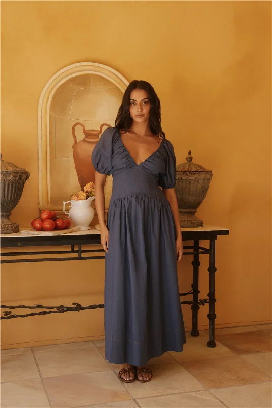 Bambi Blue Maxi Dress