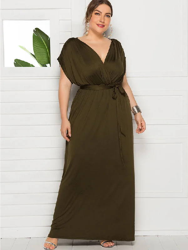 Plus Size Empire Waist Maxi Dresses