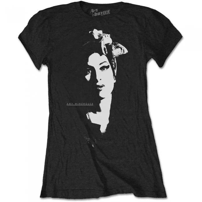 Amy Winehouse Womens/Ladies Portrait T-Shirt