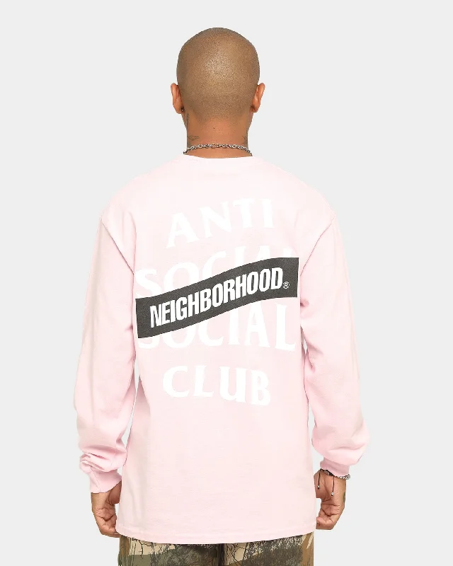 Anti Social Social Club AW05 Long Sleeve T-Shirt Pink