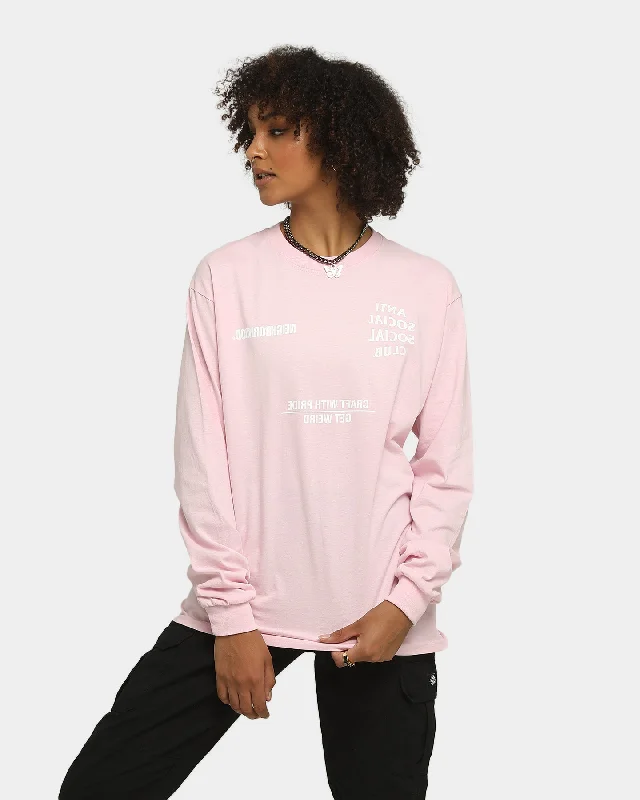 Anti Social Social Club AW05 Long Sleeve T-Shirt Pink