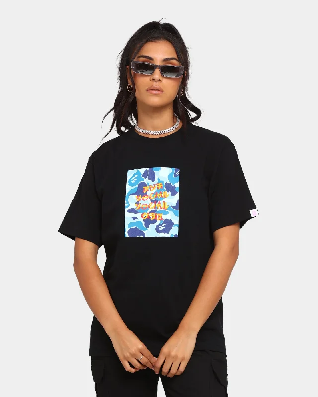 Anti Social Social Club BAPE x ASSC Camo Box T-Shirt Black/Blue