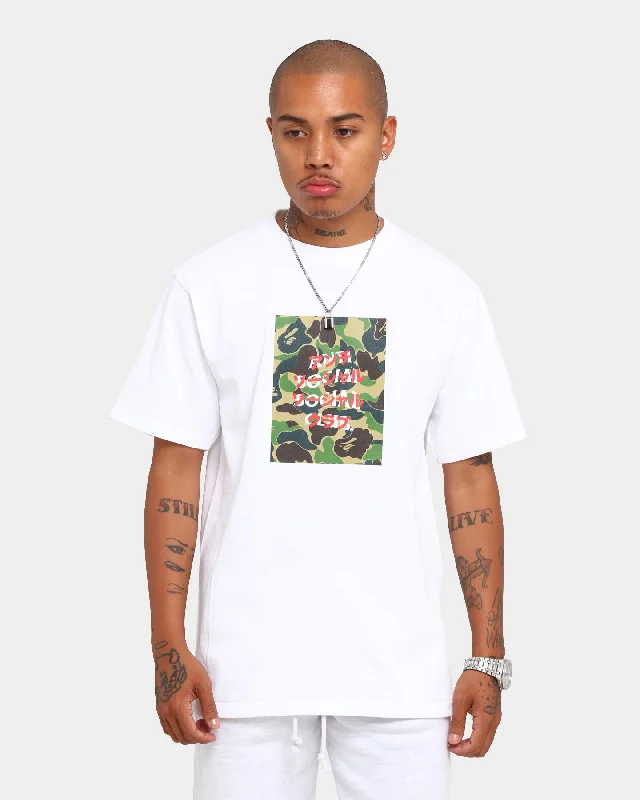 Anti Social Social Club BAPE x ASSC Camo Box T-Shirt White/Green