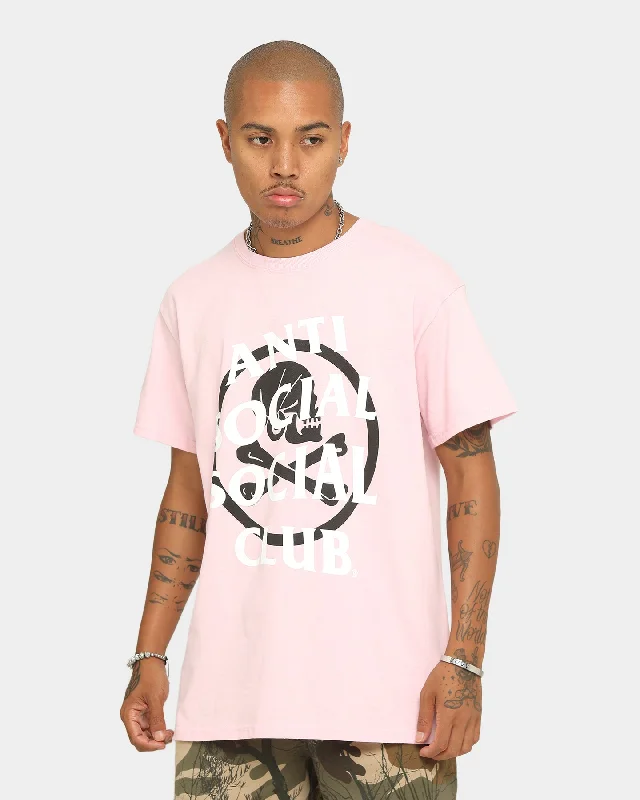 Anti Social Social Club Cambered T-Shirt Pink