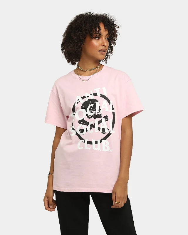 Anti Social Social Club Cambered T-Shirt Pink