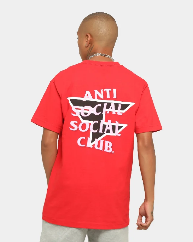 Anti Social Social Club Men's Faze Clan x ASSC Short Sleeve T-Shirt Red