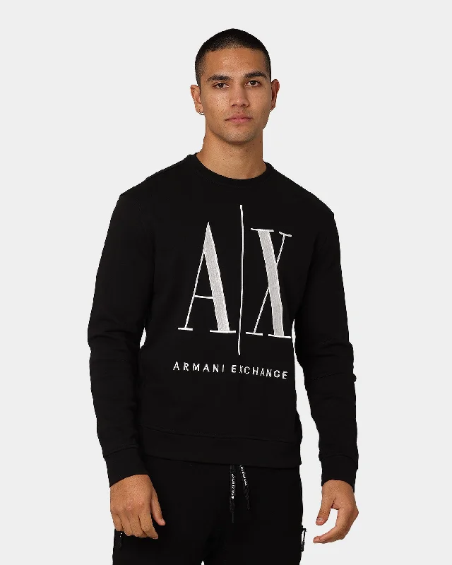 Armani Exchange Armani Exchange Logo Sweatshirt Black