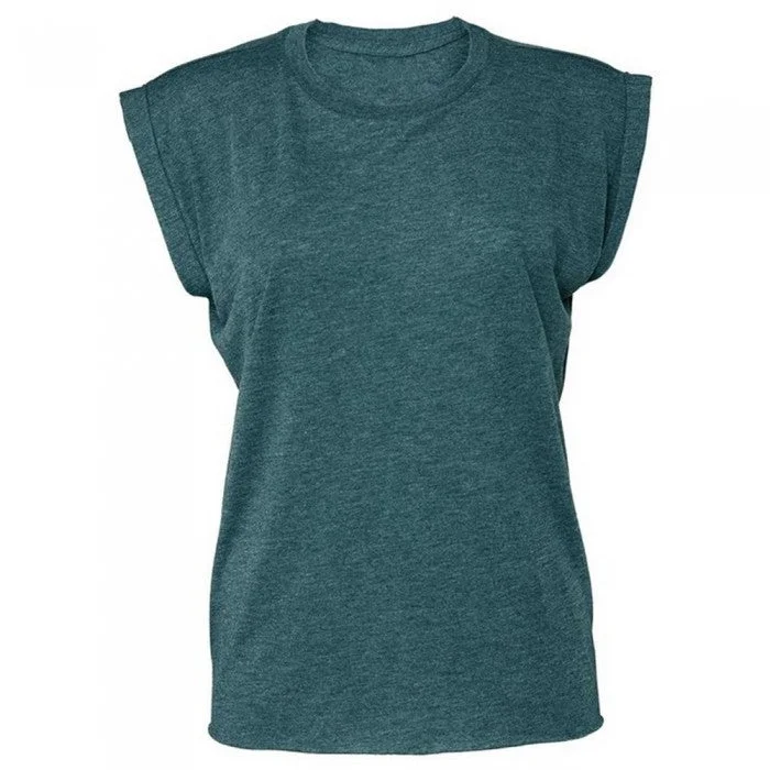 Bella + Canvas Womens/Ladies Roll Sleeve T-Shirt