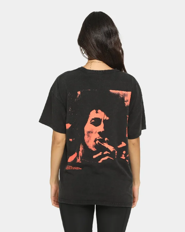 BOB MARLEY Catch A Fire T-Shirt Washed Black