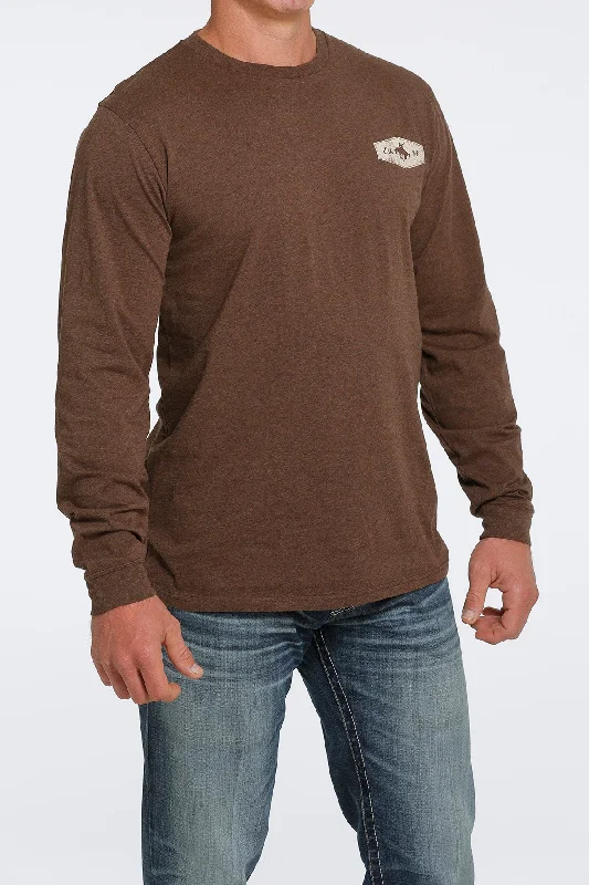 Cinch Men's Long Sleeve Logo Tee