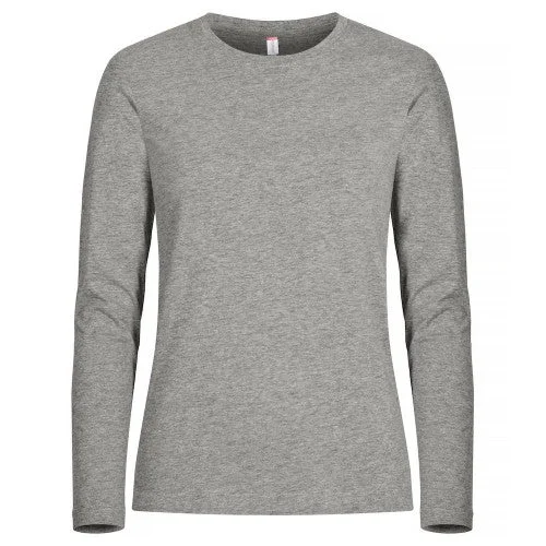 Clique Womens/Ladies Melange Long-Sleeved T-Shirt