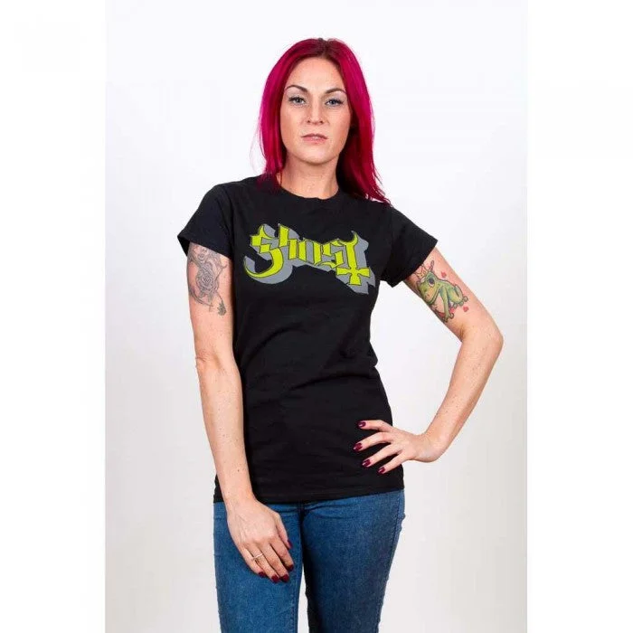 Ghost Womens/Ladies Keyline Logo Skinny T-Shirt