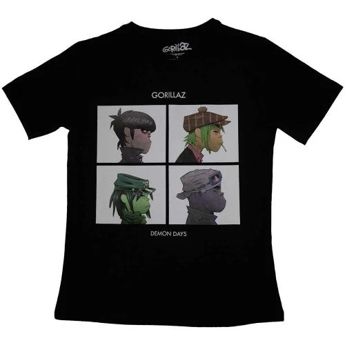 Gorillaz Womens/Ladies Demon Days T-Shirt