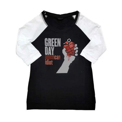 Green Day Womens/Ladies American Idiot Raglan T-Shirt