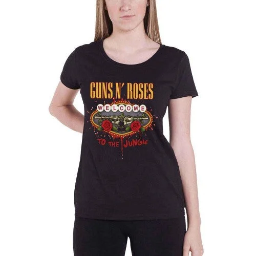 Guns N Roses Womens/Ladies Welcome to the Jungle T-Shirt