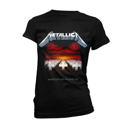 Metallica Womens/Ladies Master Of Puppets Tracks T-Shirt