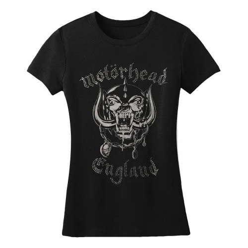 Motorhead Womens/Ladies England T-Shirt