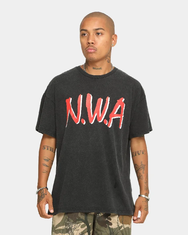 N.W.A F*CK Tha Police Vintage T-Shirt Washed Black