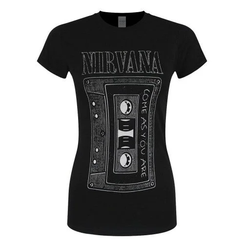 Nirvana Womens/Ladies Come As You Are Tape Cotton T-Shirt