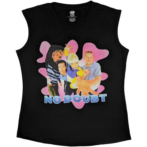 No Doubt Womens/Ladies Horns Sleeveless T-Shirt