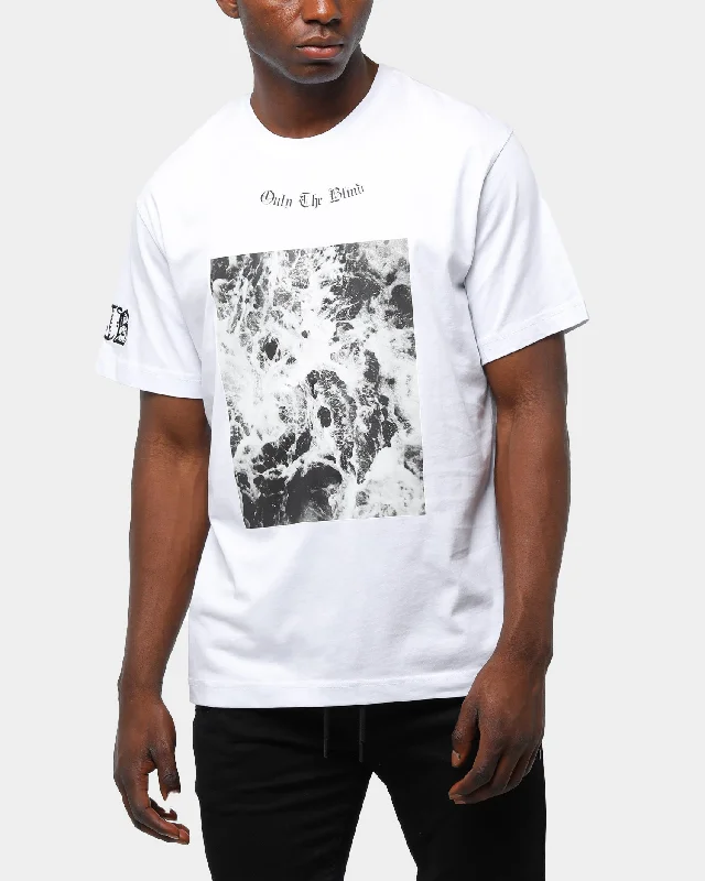 Only The Blind Wave Statement Tee White