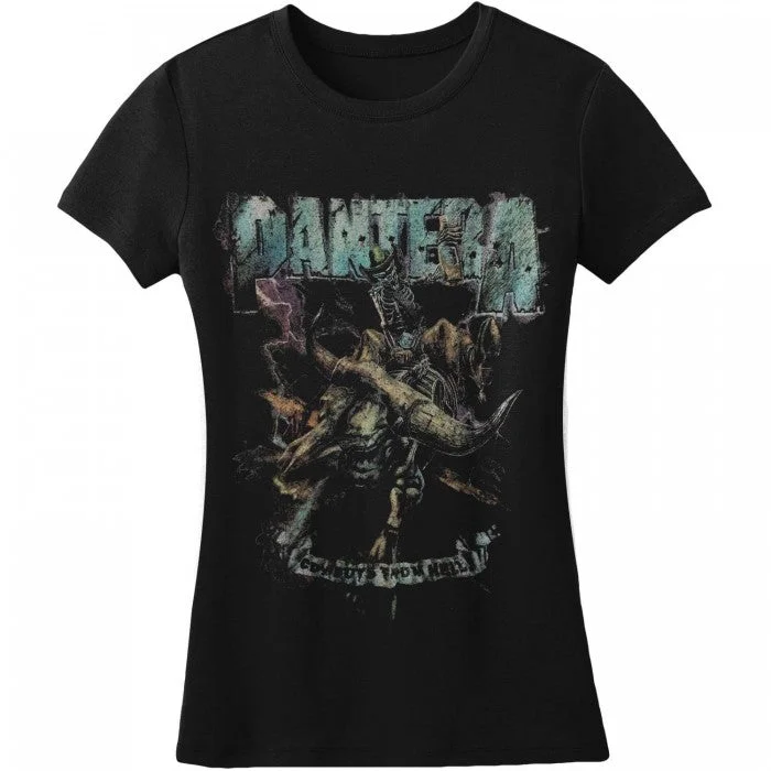 Pantera Womens/Ladies Vintage Rider Cotton T-Shirt