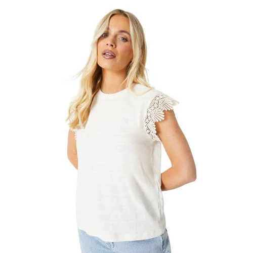 Principles Womens/Ladies Petite Lace T-Shirt