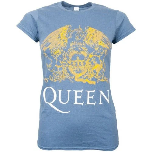 Queen Womens/Ladies Classic Crest T-Shirt