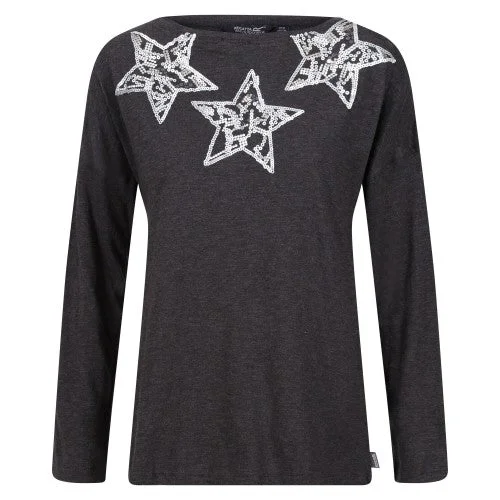 Regatta Womens/Ladies Carlene Stars Long-Sleeved T-Shirt