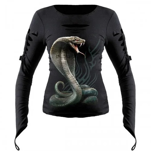 Spiral Direct Womens/Ladies Serpent Tattoo Long-Sleeved T-Shirt