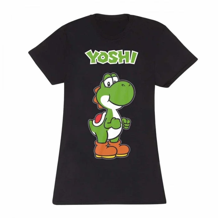 Super Mario Womens/Ladies Yoshi Fitted T-Shirt